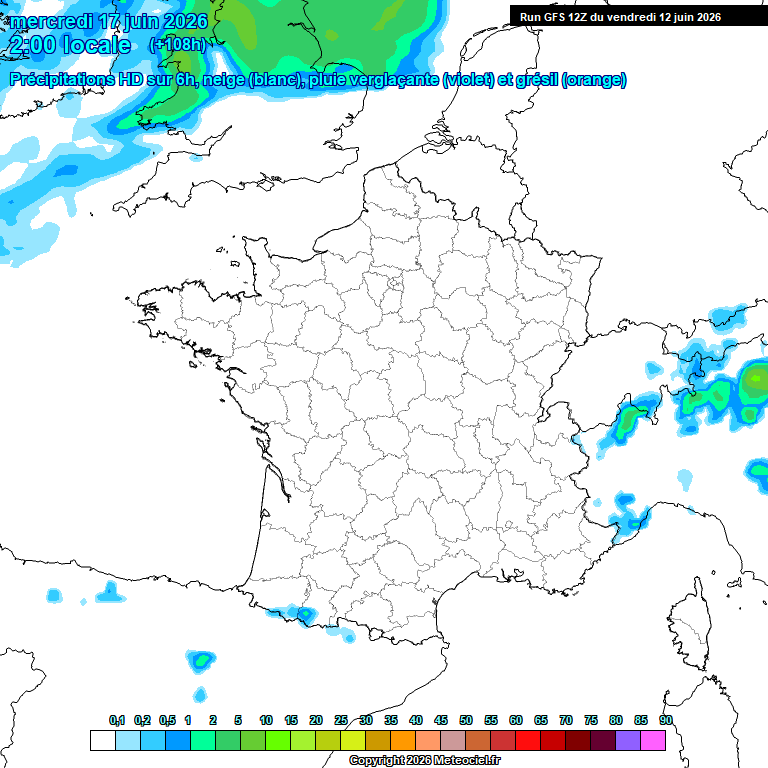 Modele GFS - Carte pr�visions 