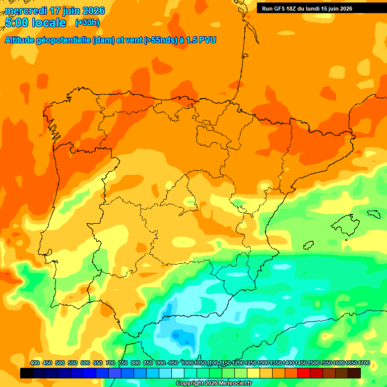 Modele GFS - Carte pr�visions 
